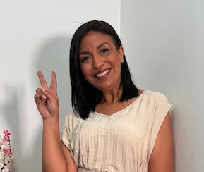 Portrait de Hind, animatrice Mydressin